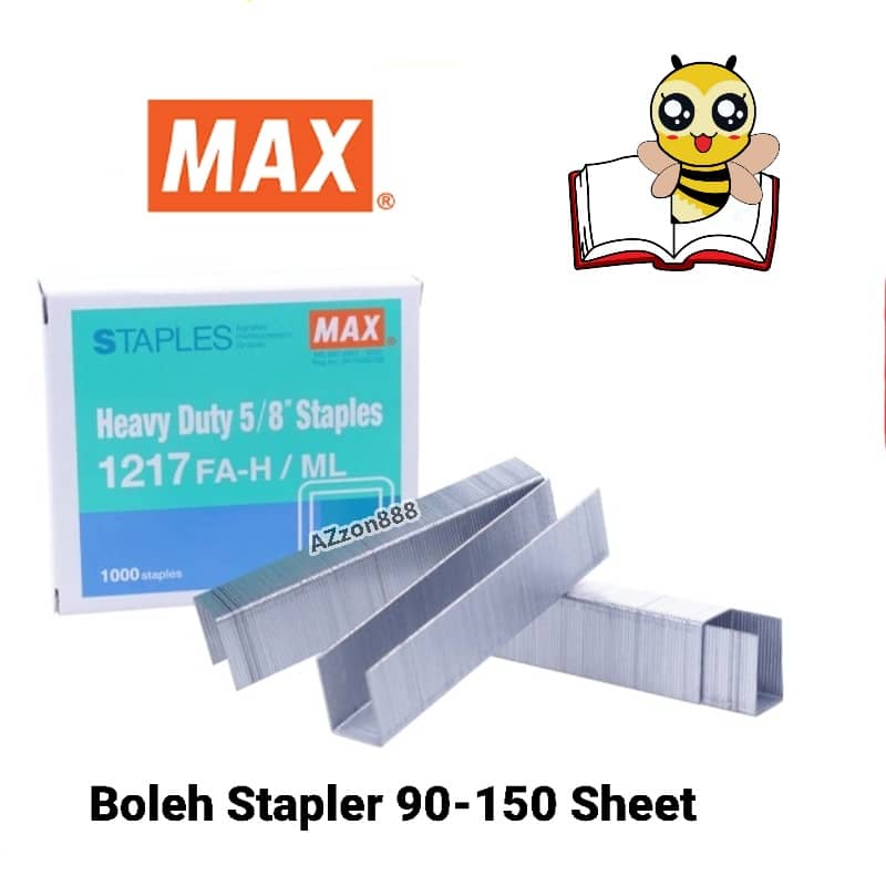 UBAT MAX STAPLES 1217 (10'S)( Boleh stapler 90-150 sheet )