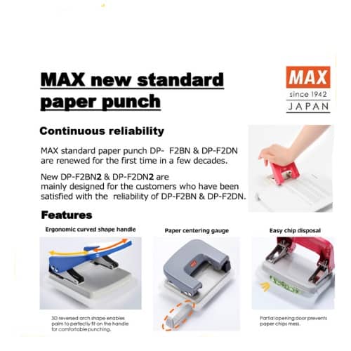 MAX DP-F2DN2 TWO HOLE PUNCH DP91303 ( 27 Sheet )