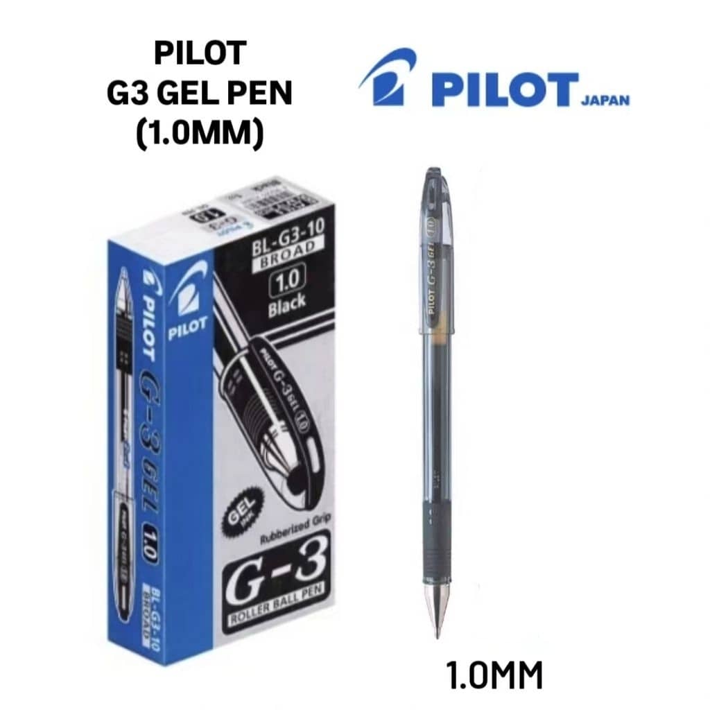 PILOT G3 PEN 1.0 BLACK & Refill