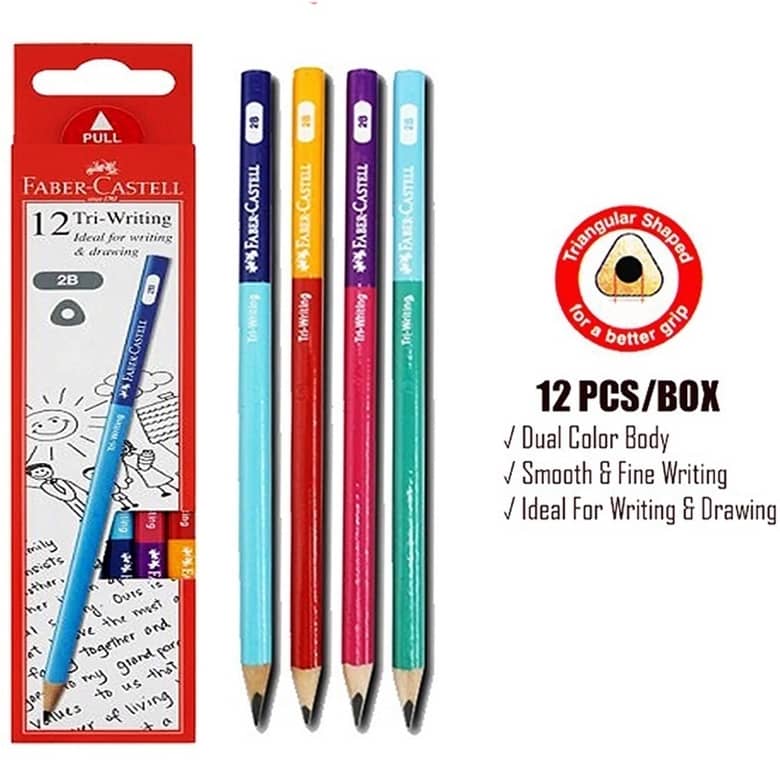 TRI WRITING PENCIL F/CASTELL 311808 (12'S) CTN 240 BOX