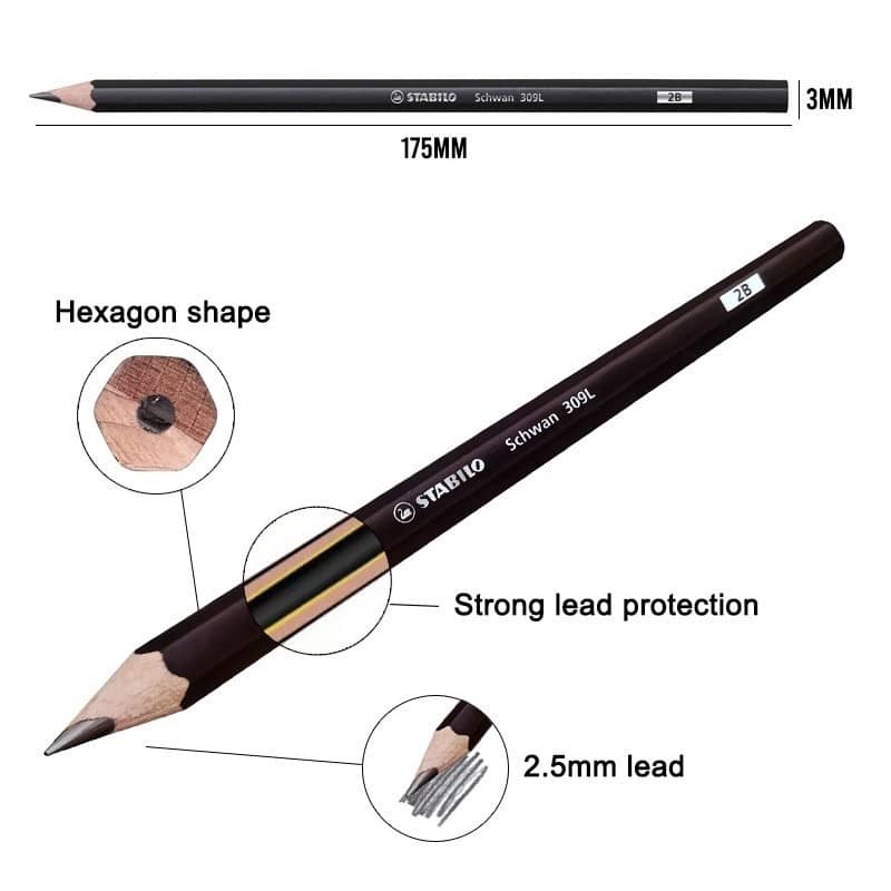 PENCIL 2B STABILO 288/12 (12'S) ctn 240 box