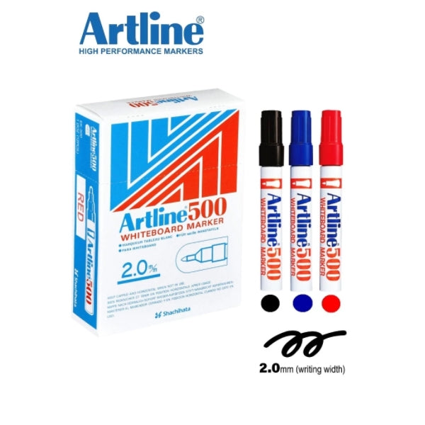 ARTLINE W/BOARD MARKER 500A (12's)