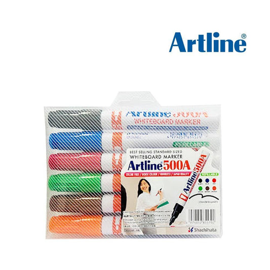 ARTLINE MIX COLOUR MARKER 500A SET (6'S)