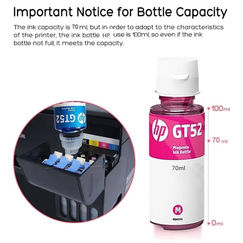 HP GT53 / GT52 REFILL ORIGINAL INK