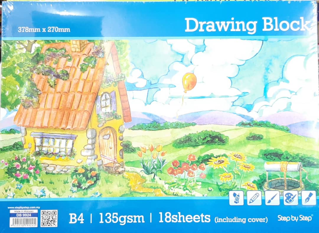 DRAWING BLOCK B4 135GSM DB9924 (18'S)