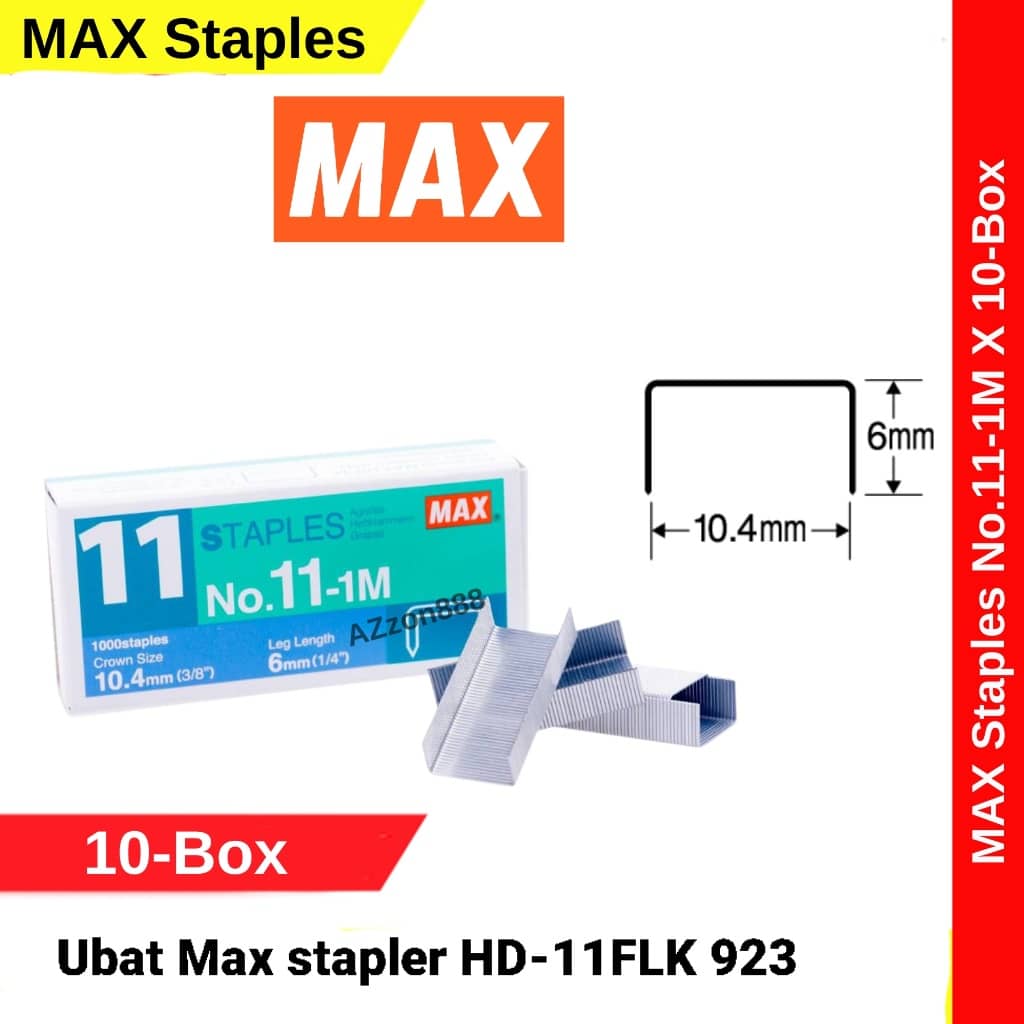 UBAT MAX STAPLES NO.11-1M 90080
