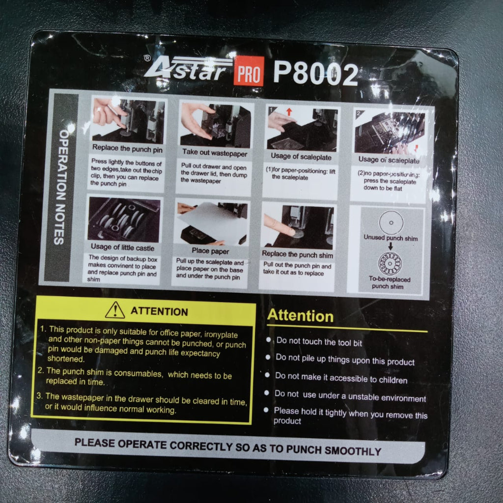 ASTAR HEAVY DUTY PUNCH P8002 ( 150 Sheets )
