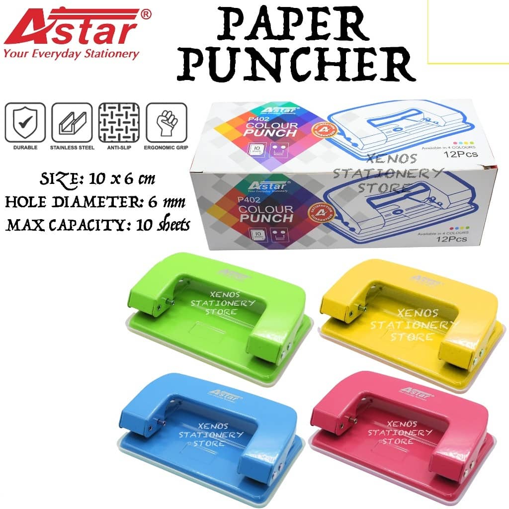 ASTAR P402 COLOUR PUNCH 2 HOLE (10sheet)