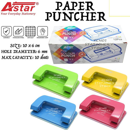 ASTAR P402 COLOUR PUNCH 2 HOLE (10sheet)