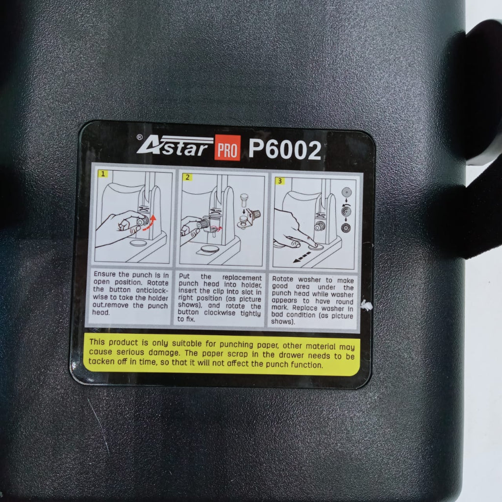 ASTAR HEAVY DUTY PUNCH P6002 ( 100 Sheets )