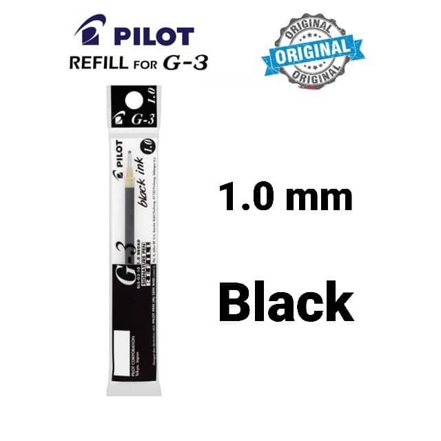 PILOT G3 PEN 1.0 BLACK & Refill
