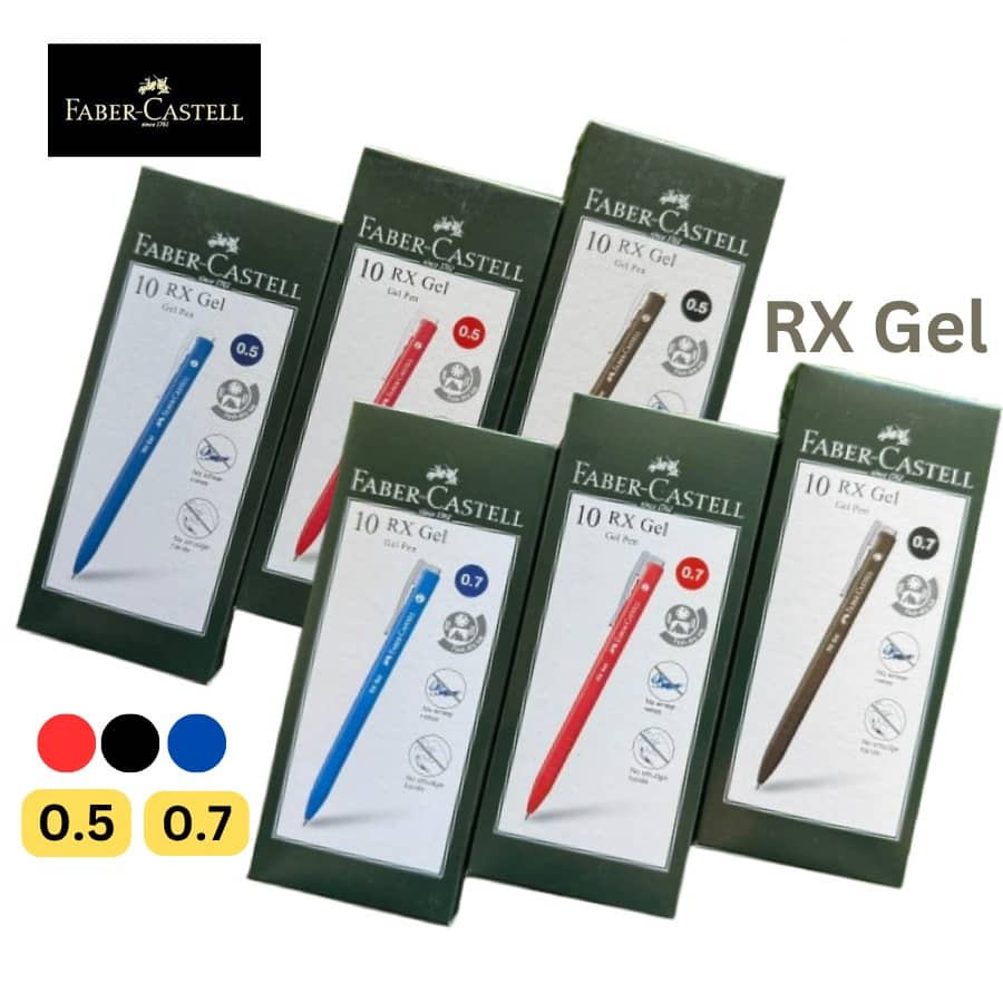FABER CASTELL RX GEL PEN 0.7