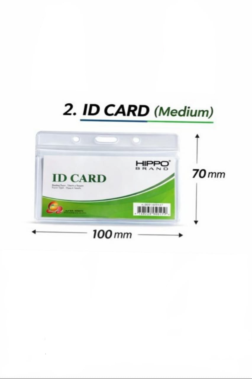 HIPPO ID HOLDER & LANDYARD / KAD PVC & TALI
