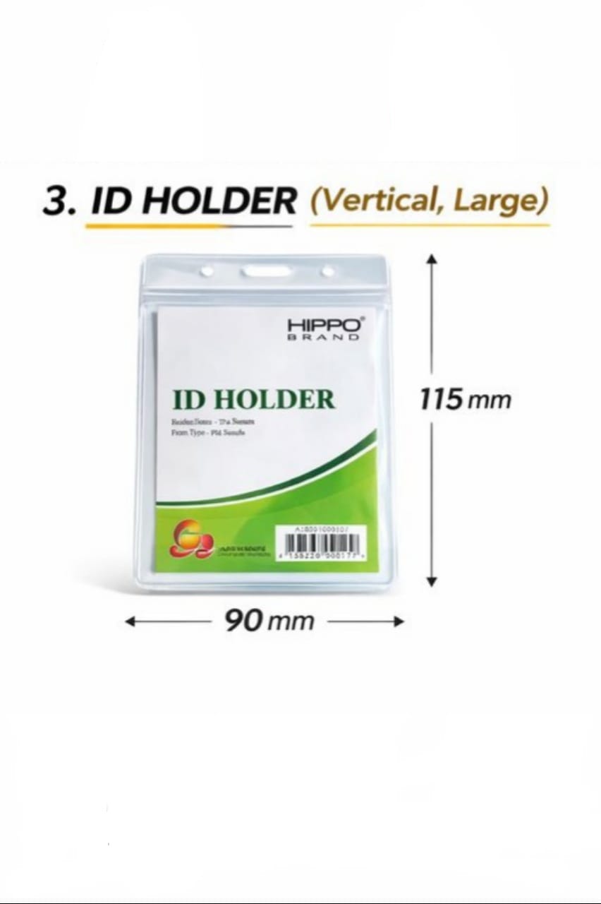 HIPPO ID HOLDER & LANDYARD / KAD PVC & TALI
