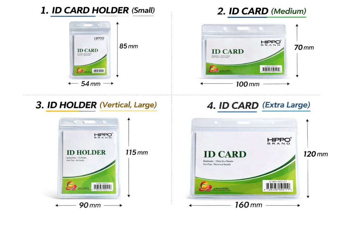 HIPPO ID HOLDER & LANDYARD / KAD PVC & TALI
