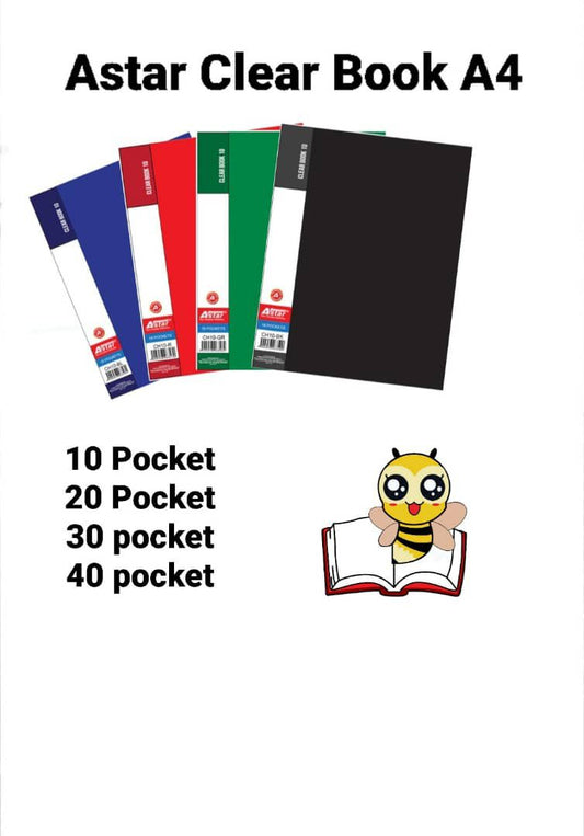 CLEAR BOOK FILE A4 / FAIL POCKET A4 (40 Pocket)