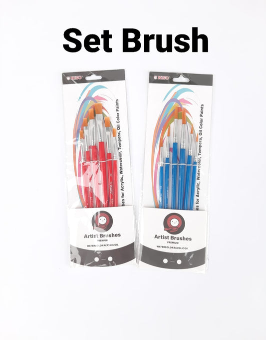 NIKKI BRUSH SET 6 IN 1 ( 12'S )