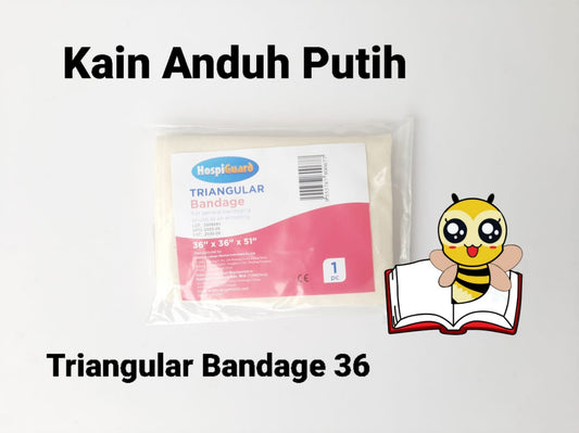 HOSPIGUARD TRIANGULAR BANDAGE 36''X 36''X 51'' Kain Anduh