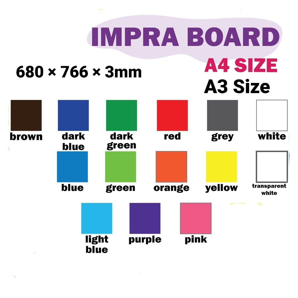 Impra Board/ Strawboard A3