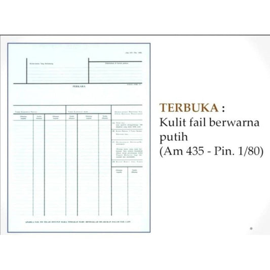 WHITE MINUTE FILE 435 (50'S)