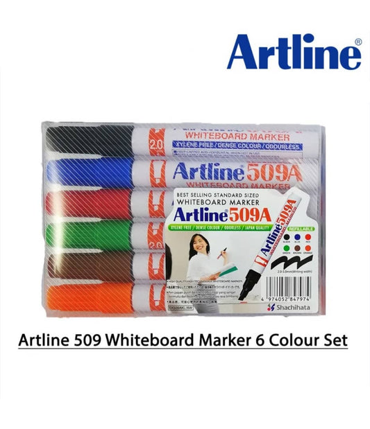 ARTLINE MIX COLOUR MARKER 509A SET (6'S)