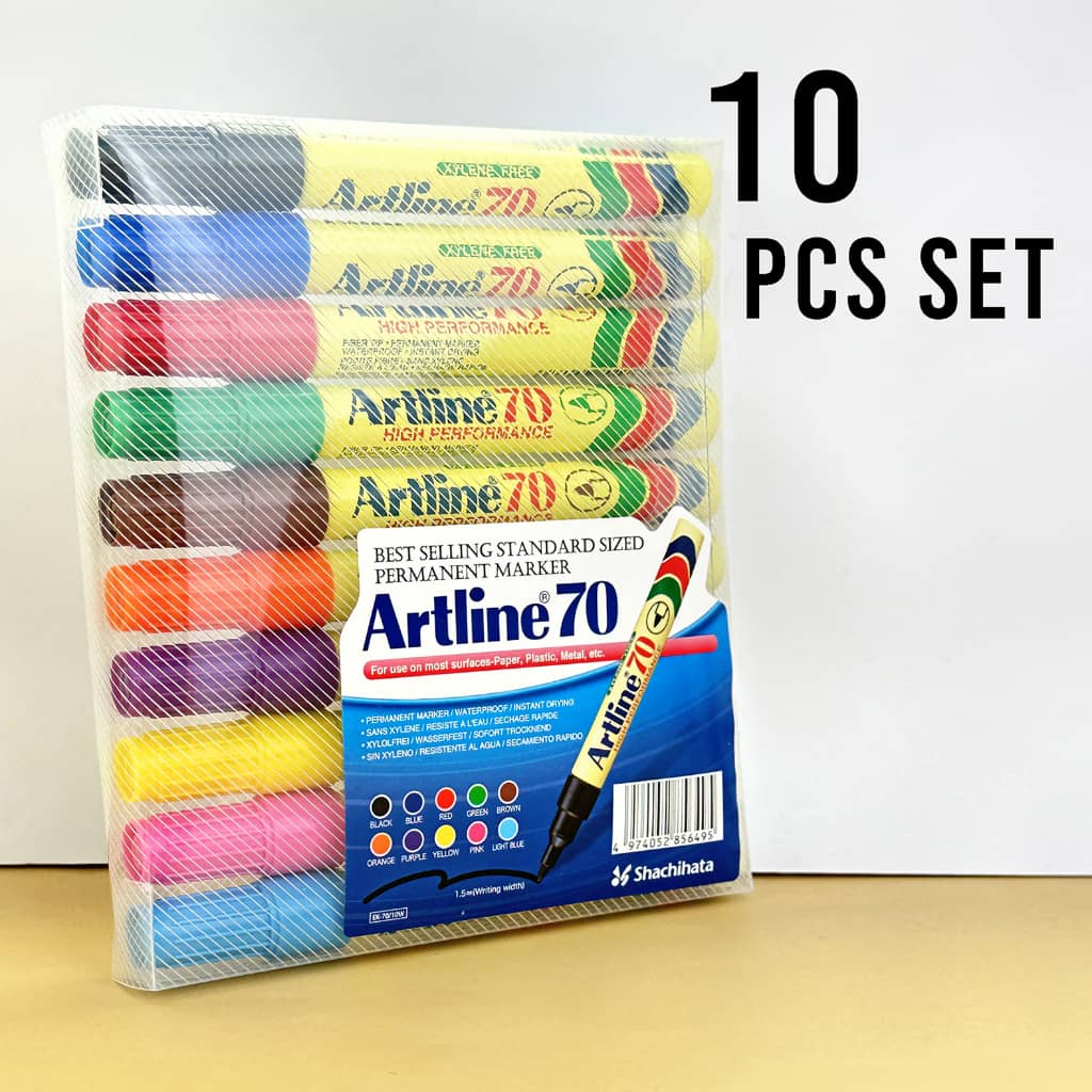 ARTLINE MIX COLOUR MARKER 70 SET (10'S)