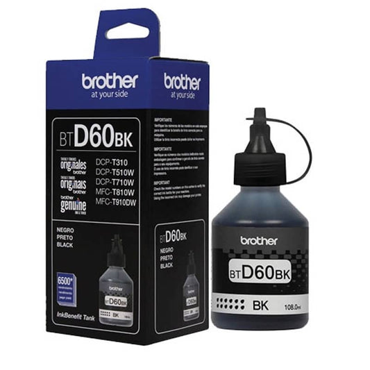 BROTHER BTD60BK + 5000CMY INK CATRIDGE