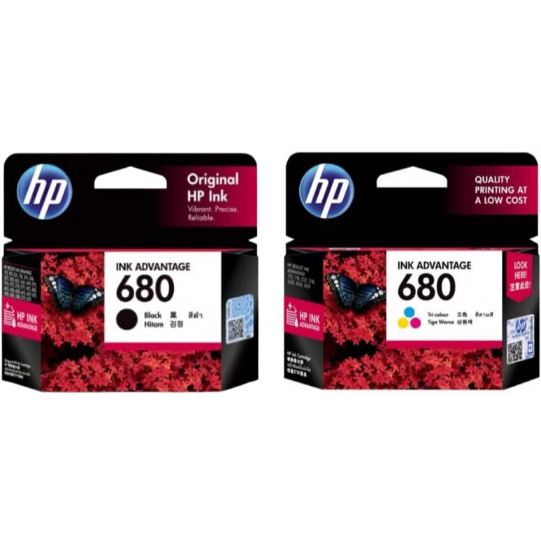 HP INK CARTRIDGE NO 680, NO 682, NO 678 - BLACK / COLOUR