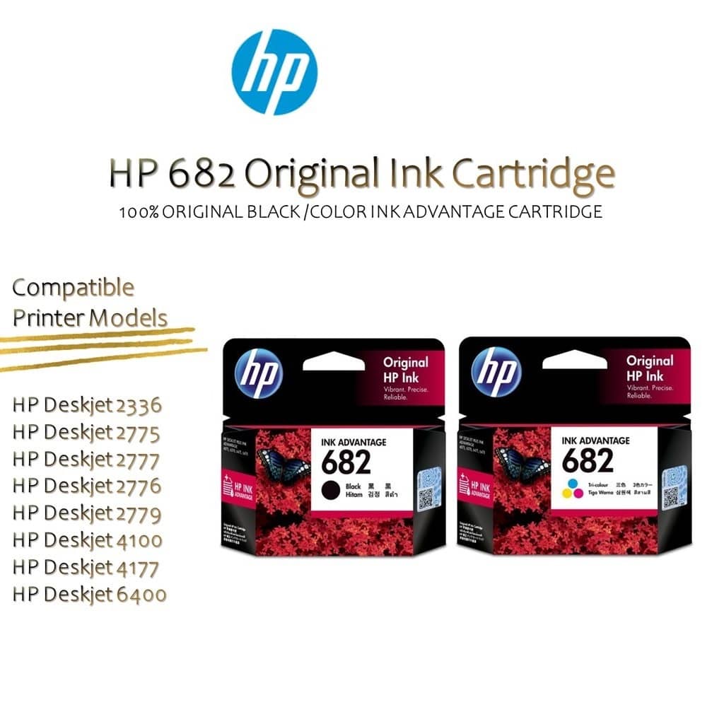 HP INK CARTRIDGE NO 680, NO 682, NO 678 - BLACK / COLOUR