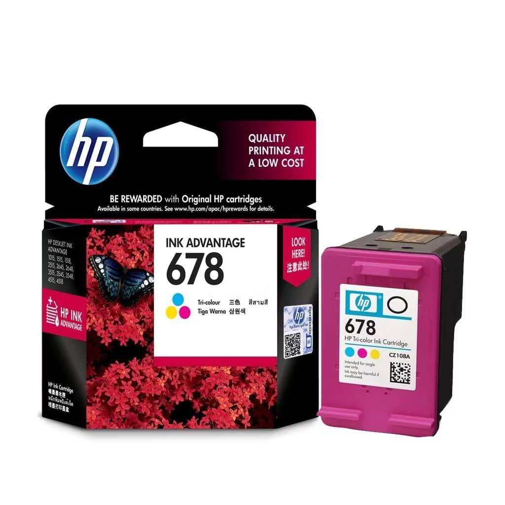 HP INK CARTRIDGE NO 680, NO 682, NO 678 - BLACK / COLOUR
