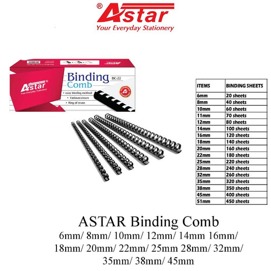 ASTAR BINDING COMB BLACK