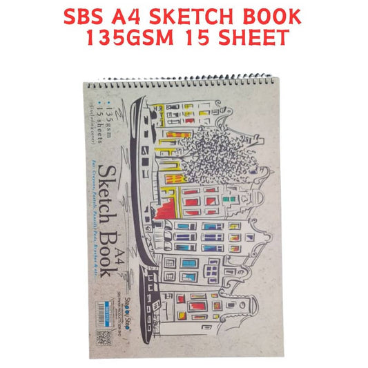 SKETCH BOOK A4 135GSM SBS0157 (15'S) 