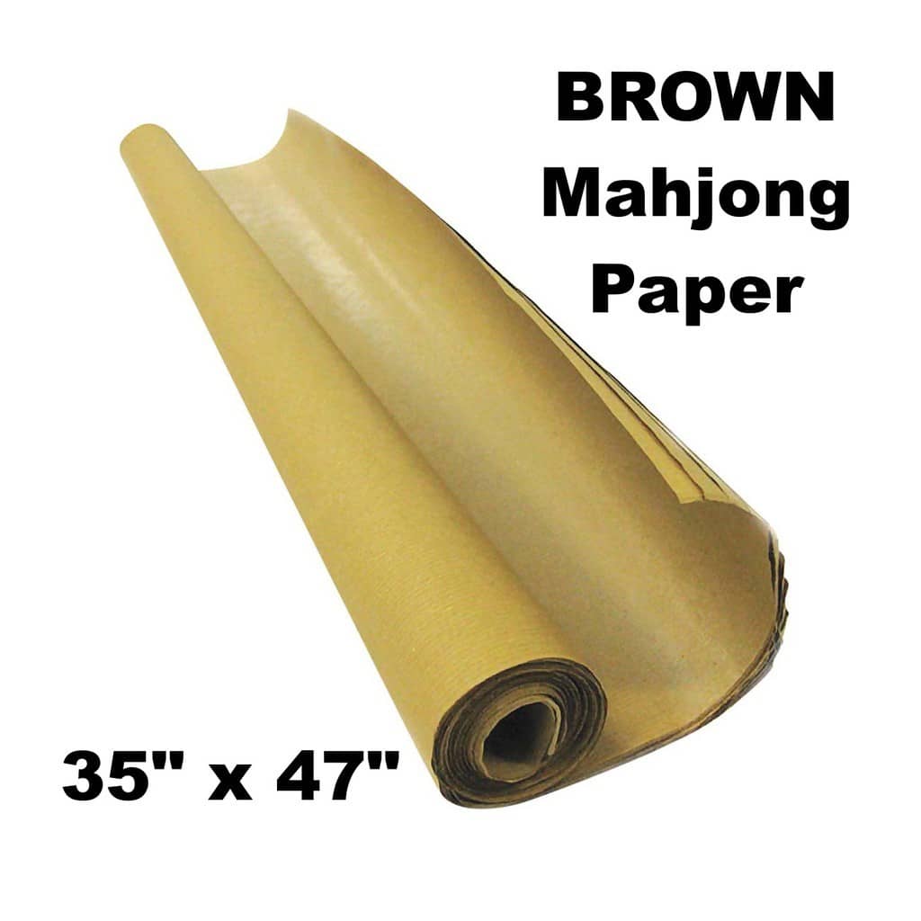 BROWN MAHJONG PAPER