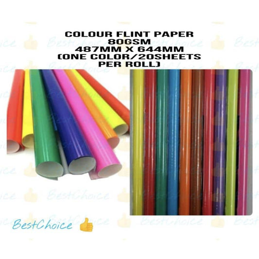 COLOUR FLINT PAPER