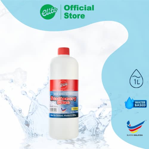 ELITE STATIONERY GLUE E1000S 1000ML CLEAR