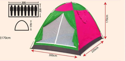 KK/PJ-0135 Eight Person Tent (Single Layer) (Khemah)